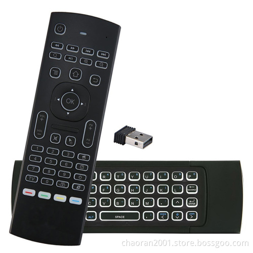 Best Ai Smart Voice Remote 2.4g Wireless With USB Airmouse Remote Control For Android Tv Box Projector